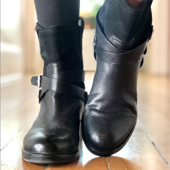 🖤 FRANCO SARTO BLACK BOOTIES 🖤 - Picture 8 of 11